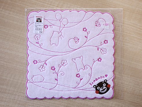 熊本熊刺繍小手帕