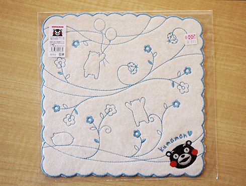 熊本熊刺繍小手帕